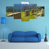 Rests from the Incas time over the mountain in Peru Multi Panel Canvas Wall Art