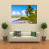 Cannons on the coast of the Suriname River in Suriname, South America Multi Panel Canvas Wall Art