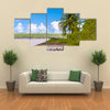 Cannons on the coast of the Suriname River in Suriname, South America Multi Panel Canvas Wall Art