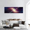 Twisted galaxy panoramic canvas wall art