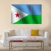 Illustration Djibouti Multi Panel Canvas Wall Art