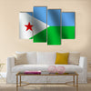 Illustration Djibouti Multi Panel Canvas Wall Art