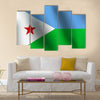 Illustration Djibouti Multi Panel Canvas Wall Art