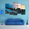 Beautiful sunset in Kota Kinabalu beach, Sabah Borneo, Malaysia multi panel canvas wall art