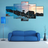 Beautiful sunset in Kota Kinabalu beach, Sabah Borneo, Malaysia multi panel canvas wall art