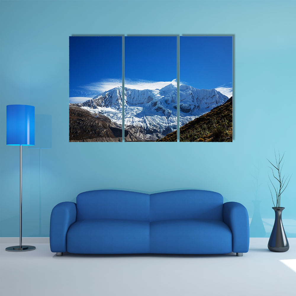 Beautiful mountains landscapes in Cordillera Huayhuash, Peru, South America Multi Panel Canvas Wall Art
