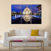 Saint Sava temple with fountain, Serbia Multi panel canvas wall art