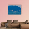 Korea coast guard boat, Yeongdo Lighthouse in Busan, South Korea multi panel canvas wall art