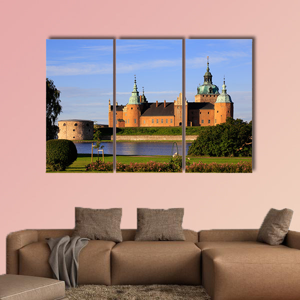 Morning light at the Kalmar castle located in Kalmar, wall art