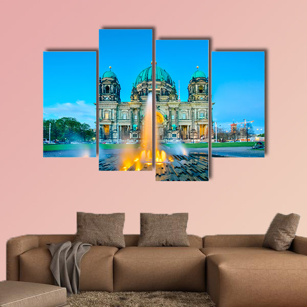 Night at Berlin Cathedral or Berliner Dom in Berlin City, Germany wall art