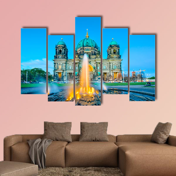 Night at Berlin Cathedral or Berliner Dom in Berlin City, Germany wall art