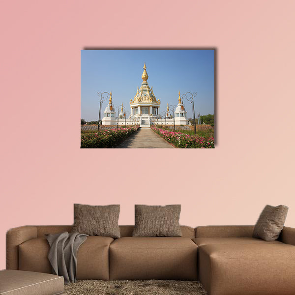 Buddhist Church of Wat Thung Millionaire in Khon Kaen province,Holy places in Thailand multi panel canvas wall art