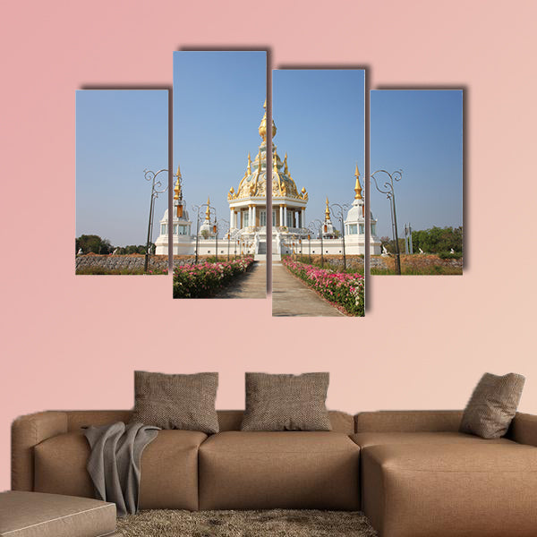 Buddhist Church of Wat Thung Millionaire in Khon Kaen province,Holy places in Thailand multi panel canvas wall art