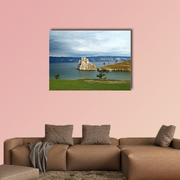 View from the shore of the island (Lake Baikal, Russia) on the wall art