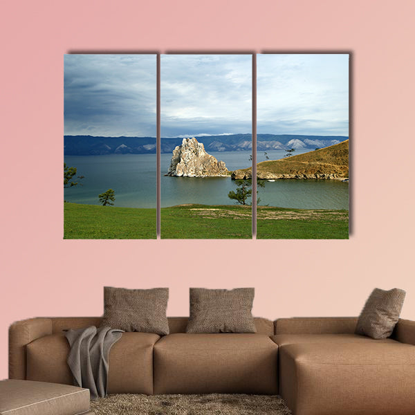 View from the shore of the island (Lake Baikal, Russia) on the wall art