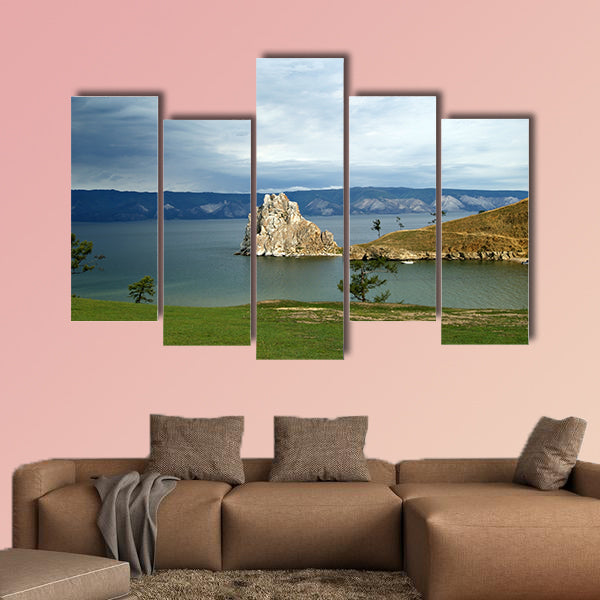 View from the shore of the island (Lake Baikal, Russia) on the wall art