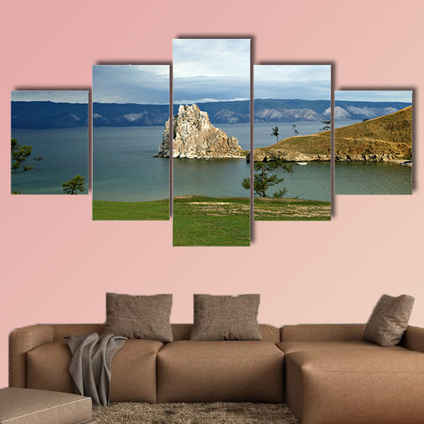 View from the shore of the island (Lake Baikal, Russia) on the wall art