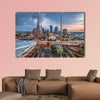 Tampa, Florida, USA downtown skyline on the bay  multi panel canvas wall art