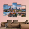 Tampa, Florida, USA downtown skyline on the bay  multi panel canvas wall art