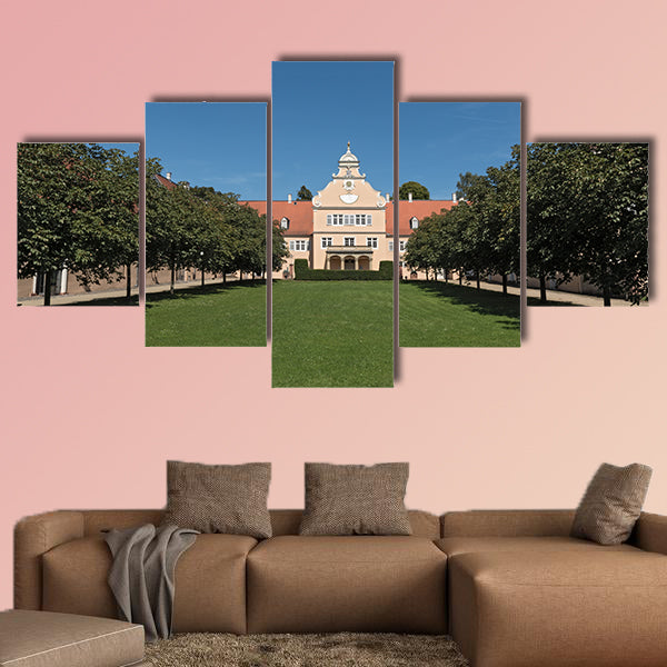 Renaissance hunting castle Kranichstein near Darmstadt, wall art