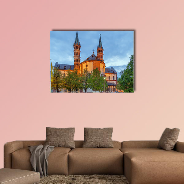 Wurzburg Cathedral in Germany, multi panel canvas wall art