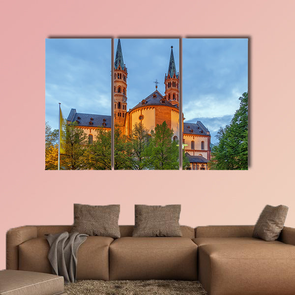 Wurzburg Cathedral in Germany, multi panel canvas wall art