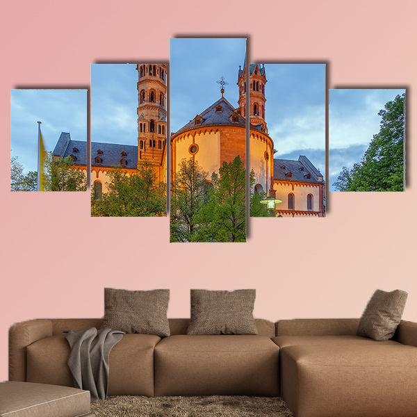 Wurzburg Cathedral in Germany, multi panel canvas wall art