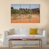 Sacred crocodile in Sabou, Burkina Faso, Africa Multi panel canvas wall art