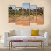 Sacred crocodile in Sabou, Burkina Faso, Africa Multi panel canvas wall art