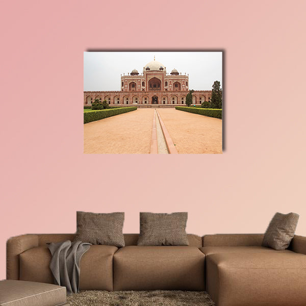 Humayun's Tomb in Delhi, India multi panel canvas wall art