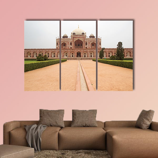 Humayun's Tomb in Delhi, India multi panel canvas wall art