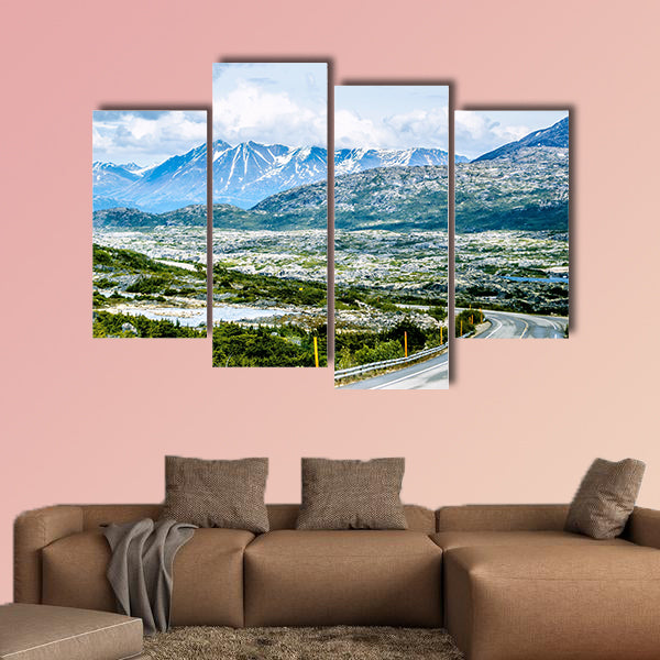 White pass mountains in british Columbia Multi panel canvas wall art