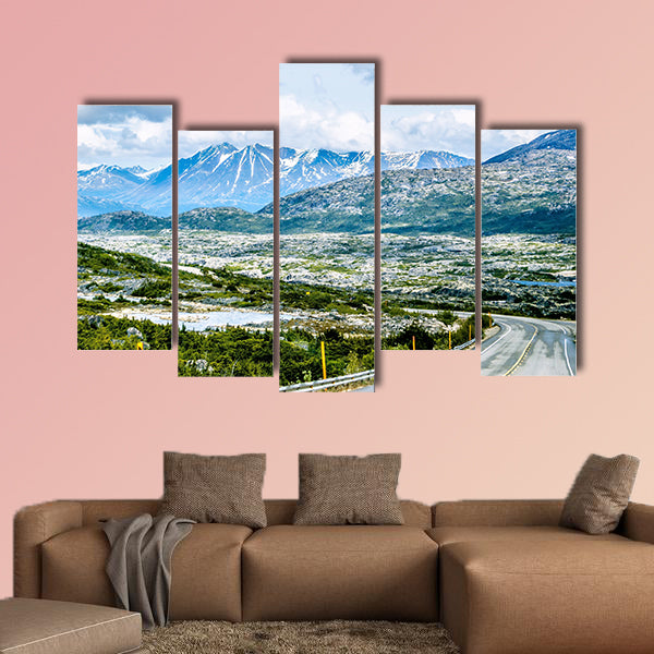 White pass mountains in british Columbia Multi panel canvas wall art