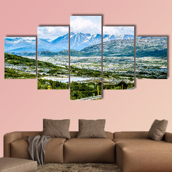 White pass mountains in british Columbia Multi panel canvas wall art