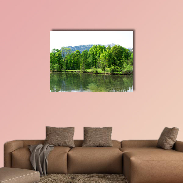 Bavaria, Palace garden of Linderhof Castle in Germany canvas wall art