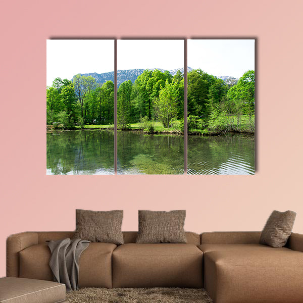 Bavaria, Palace garden of Linderhof Castle in Germany canvas wall art