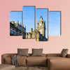 Antique city building in Edinburgh multi panel canvas wall art