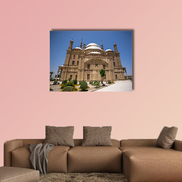 The Great Mosque of Muhammad Ali Pasha in the Citadel of Cairo in Egypt Multi panel canvas wall art