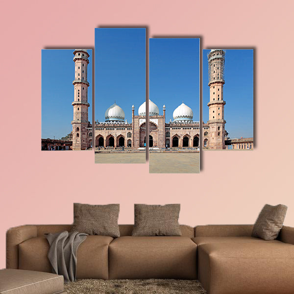 Taj-ul Masjid built in 1868 by Shah Jahan begum, Bhopal, multi panel canvas wall art