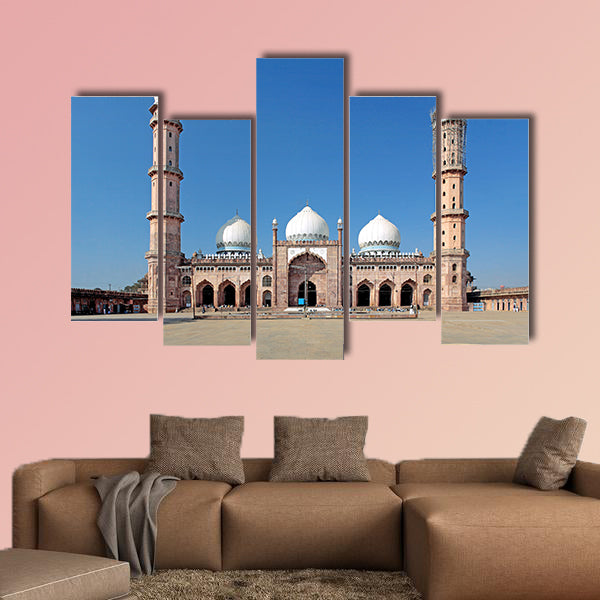 Taj-ul Masjid built in 1868 by Shah Jahan begum, Bhopal, multi panel canvas wall art