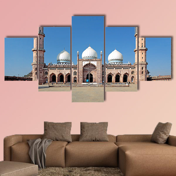 Taj-ul Masjid built in 1868 by Shah Jahan begum, Bhopal, multi panel canvas wall art