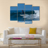 The Crazy Surfers Enjoy The Surfing At The Tropical Storm Jose, Multi Panel Canvas Wall Art