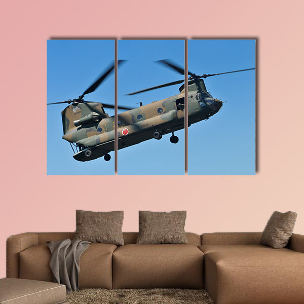 Helicopter multi panel canvas wall