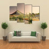 The Breathtaking Beauty And The Sunrise On The Sahara Desert in Libya, Multi Panel Canvas Wall Art