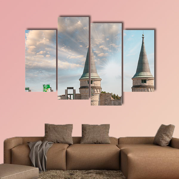 Walls of Quebec City, Canada multi panel canvas wall art