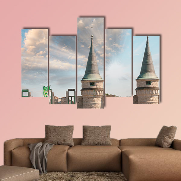 Walls of Quebec City, Canada multi panel canvas wall art