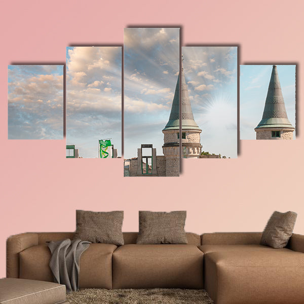 Walls of Quebec City, Canada multi panel canvas wall art