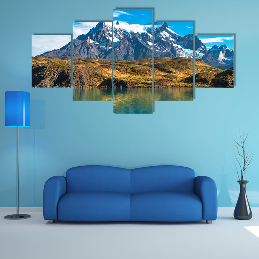 Peaks of Torres del Paine, National Park, Patagonia, Chile Multi panel canvas wall art