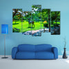 A Park in Cherntawan International Meditation Center Thailand multi panel canvas wall art