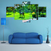 A Park in Cherntawan International Meditation Center Thailand multi panel canvas wall art